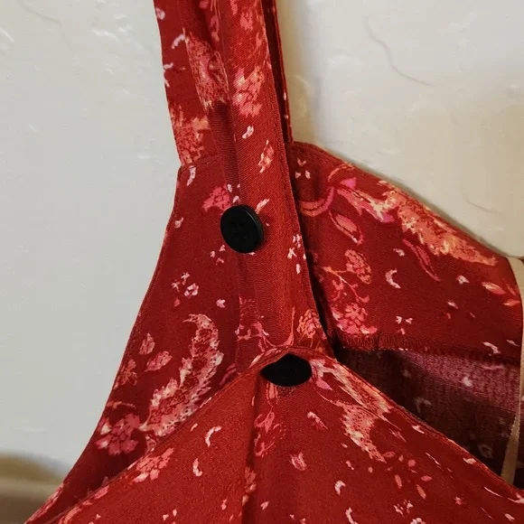 Zara Paisley Sleeveless Jumpsuit, nwt - Picture 11 of 12